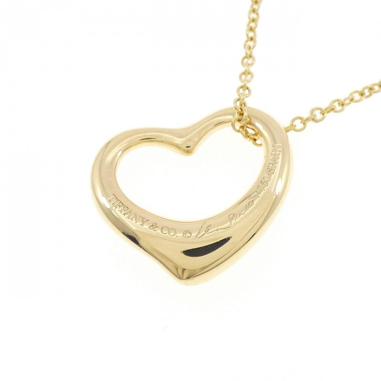 ティファニー オープンハート ネックレス