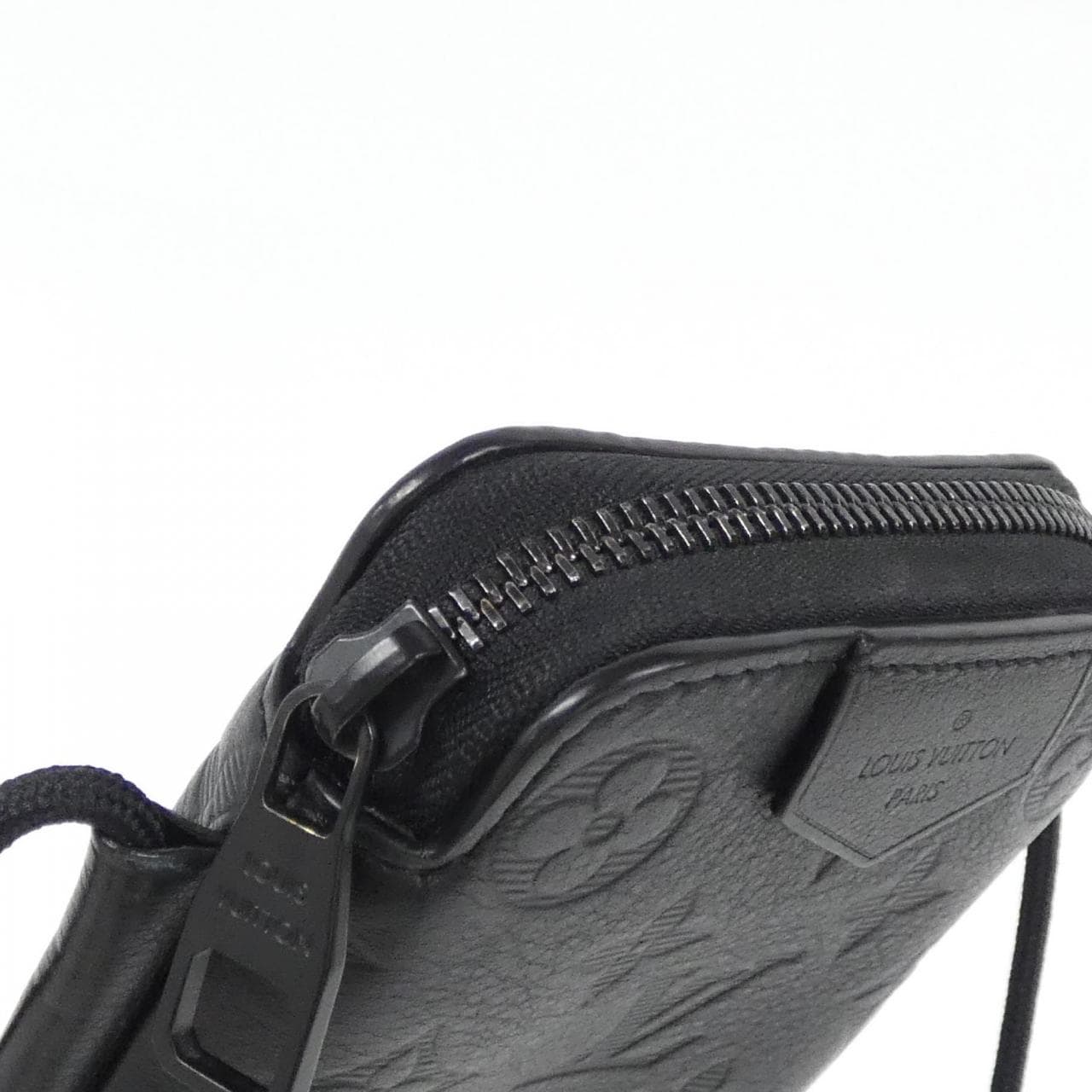 ルイヴィトン モノグラム シャドウ レースアップ ポーチ M12601 ショルダーバッグ