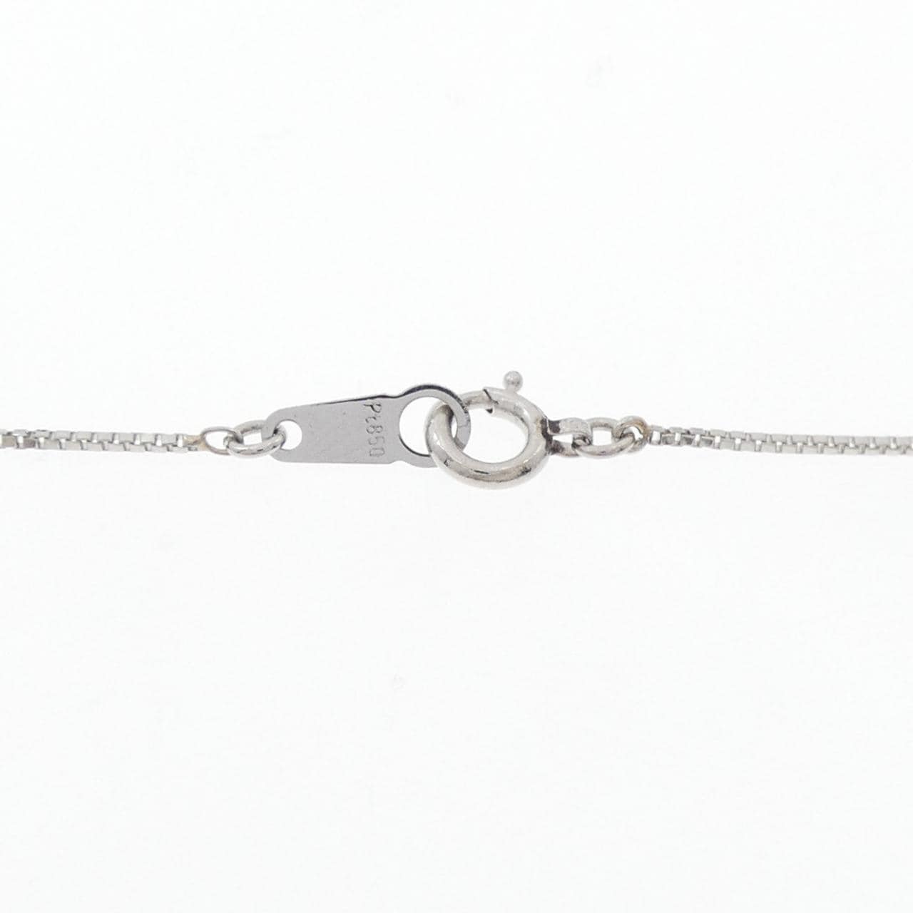 PT ハート ダイヤモンド ネックレス 0.05CT