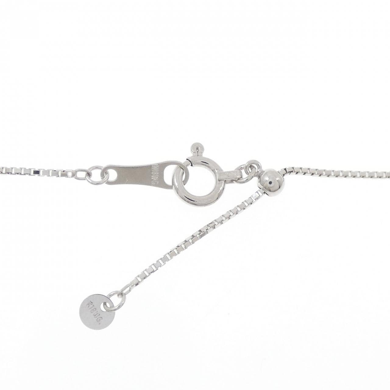 K18WG ダイヤモンド ネックレス 0.40CT