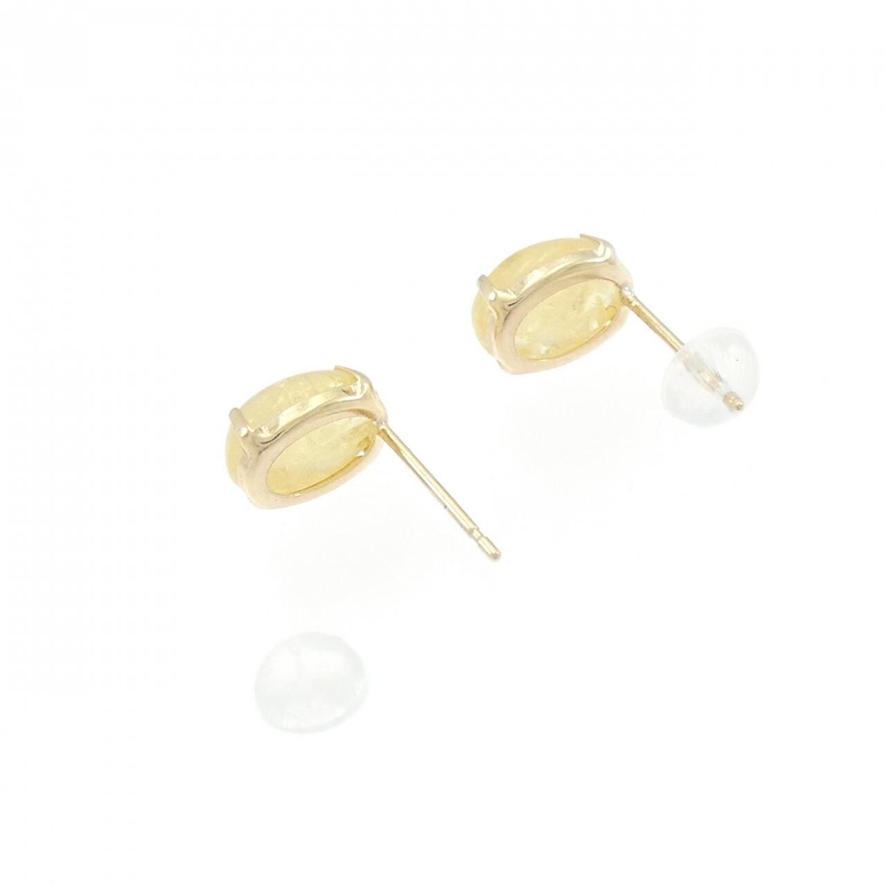 【新品】K10YG ベリル ピアス