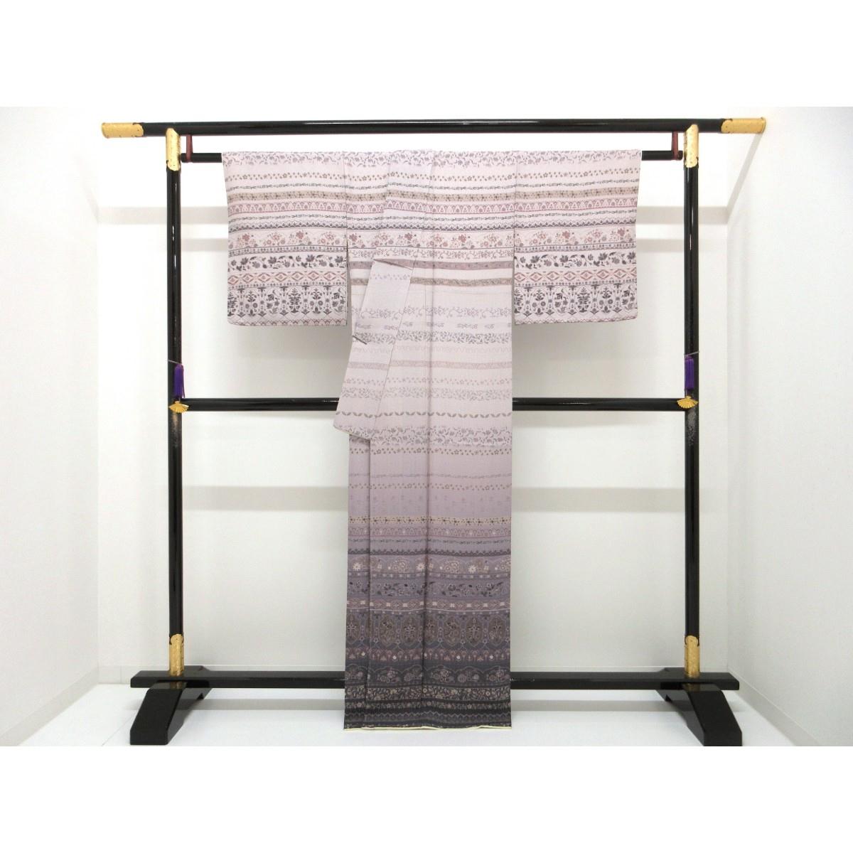 【未使用品】訪問着　友禅加工ボカシ染
