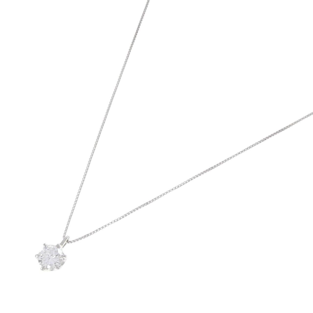 PT900/PT850 ダイヤモンド ネックレス 0.467CT F VVS2 VG