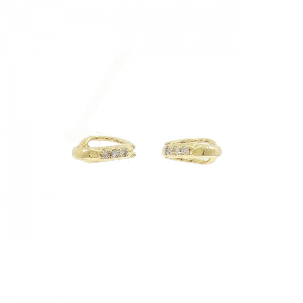 K18YG ダイヤモンド イヤーカフ 0.10CT