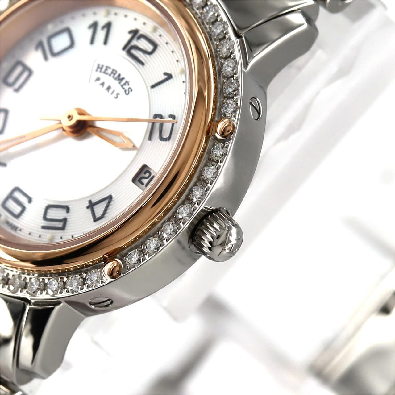 エルメス クリッパー PGコンビ/D CP1.222 SSxPG クォーツ