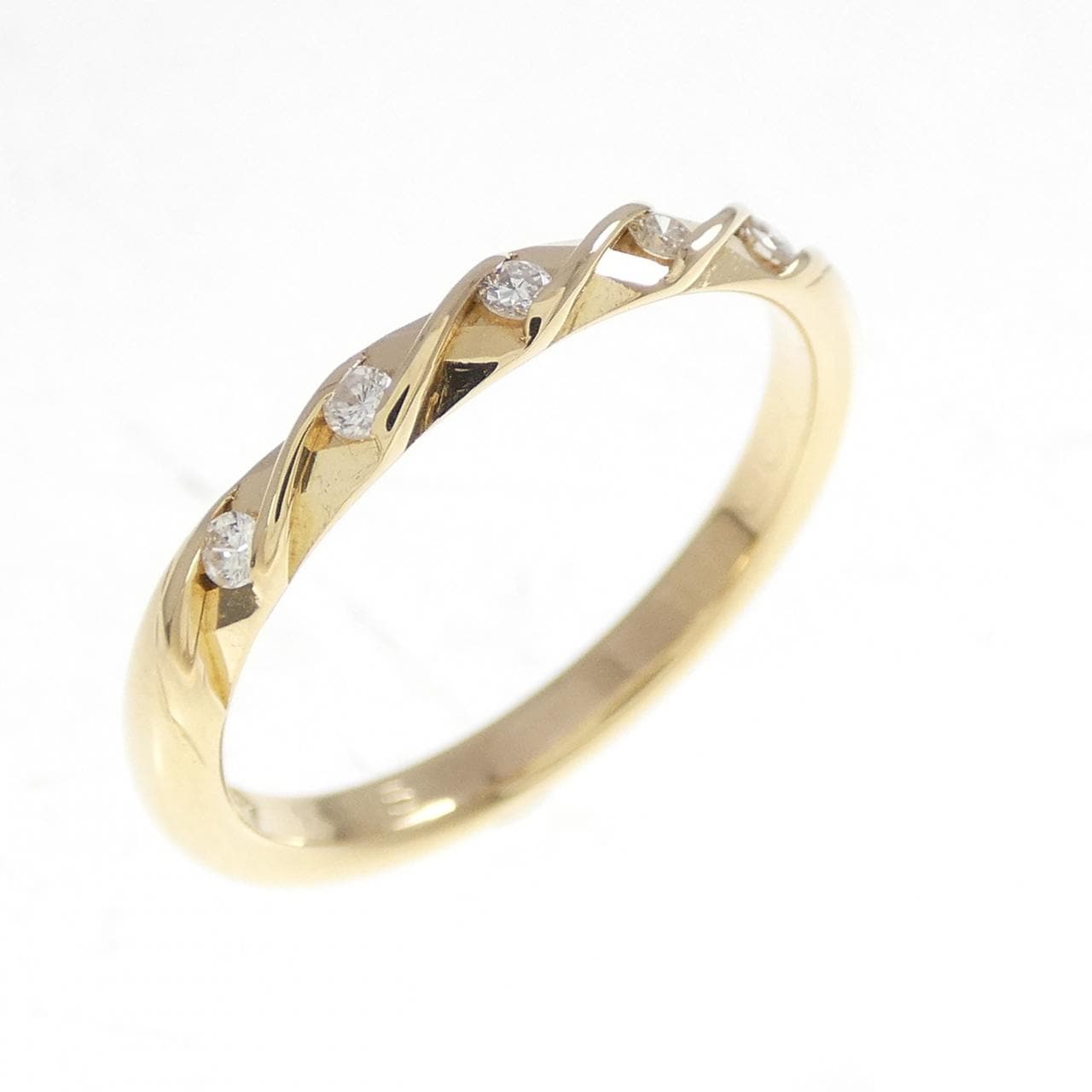 K18YG ダイヤモンド リング 0.07CT