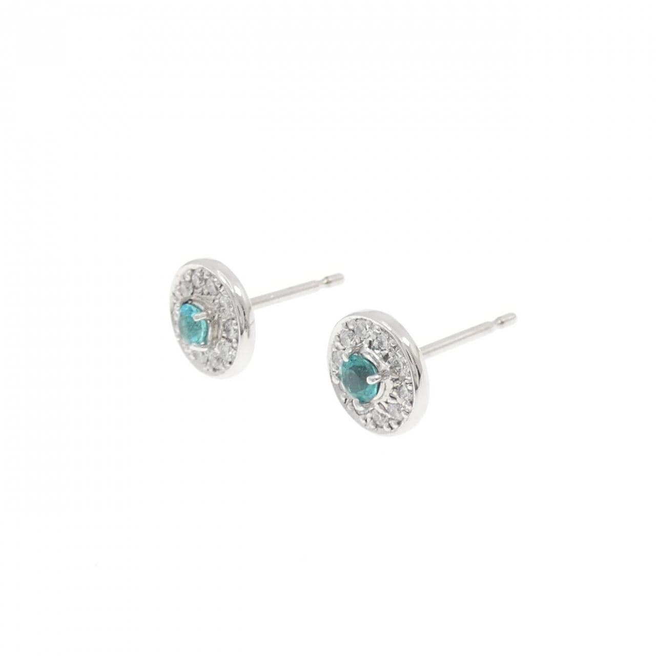 PT900 パライバトルマリン ピアス 0.204CT