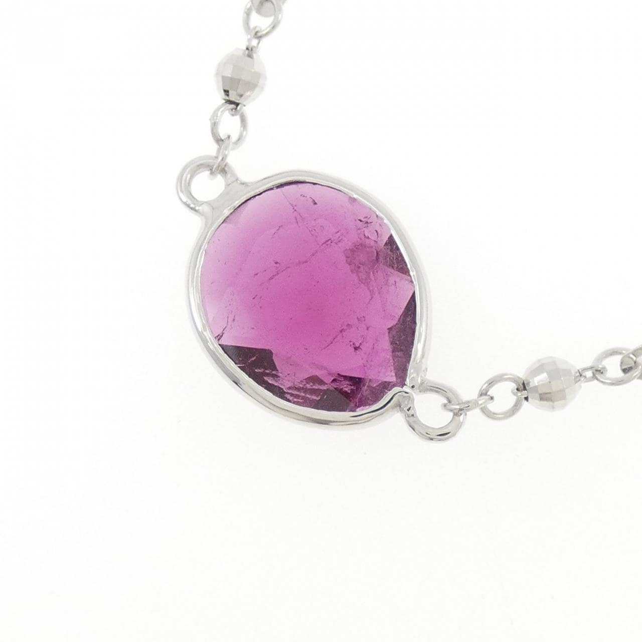 K18WG トルマリン ネックレス 7.50CT