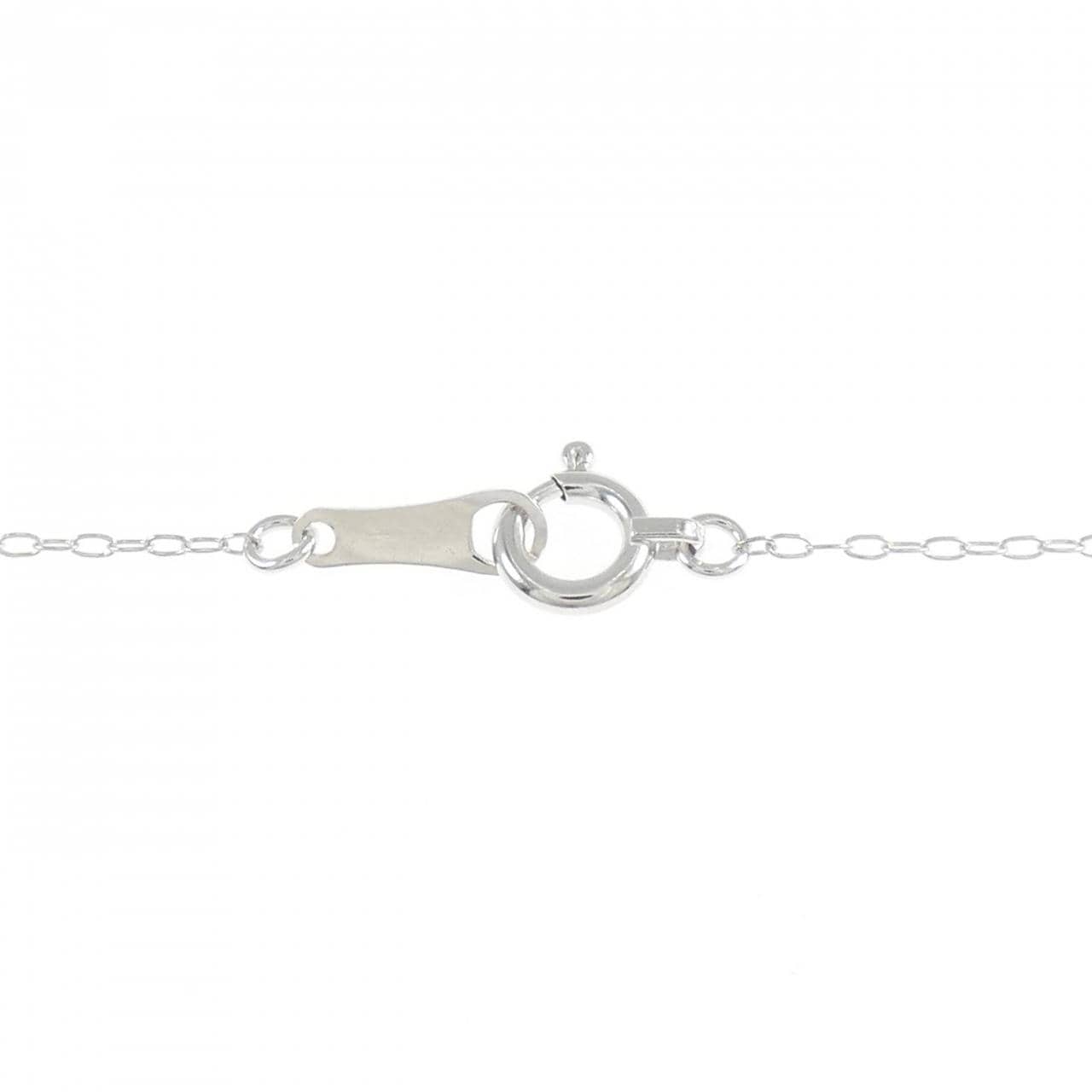 K18WG ハート ダイヤモンド ネックレス 0.21CT