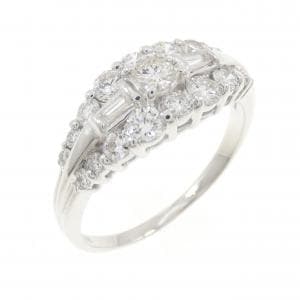 K18WG ダイヤモンド リング 1.00CT