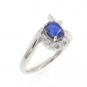 PT900 サファイヤ リング 0.85CT