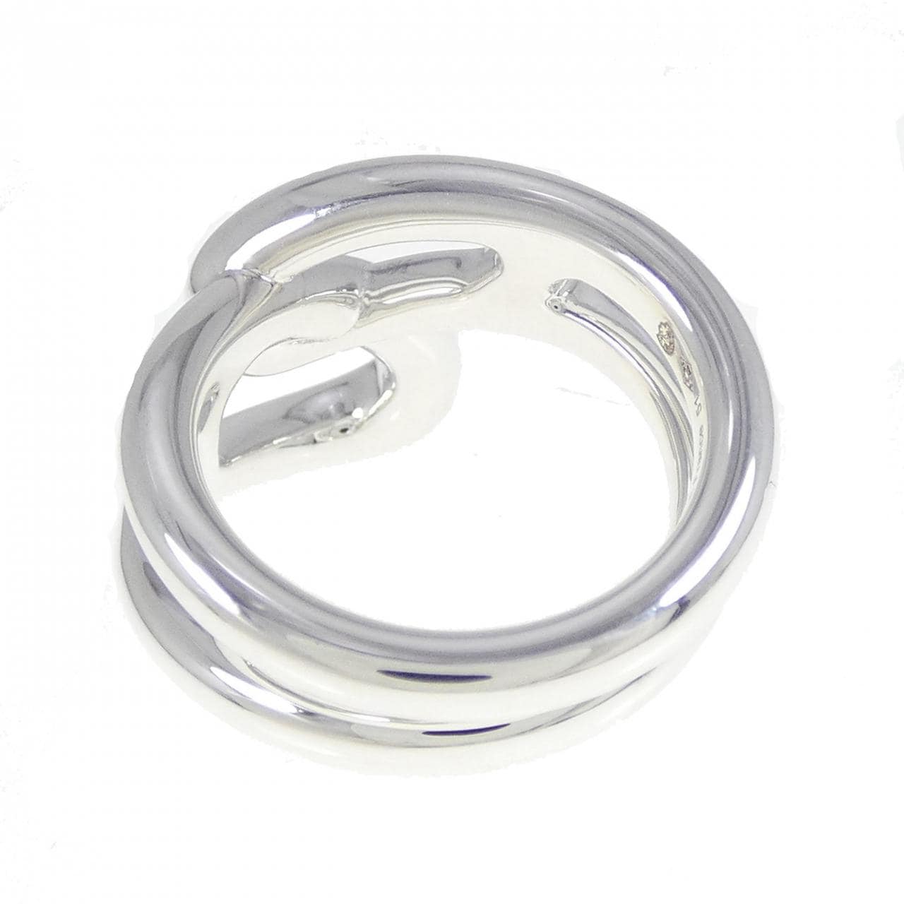 HERMES Chaine Dunkle Punk Ring