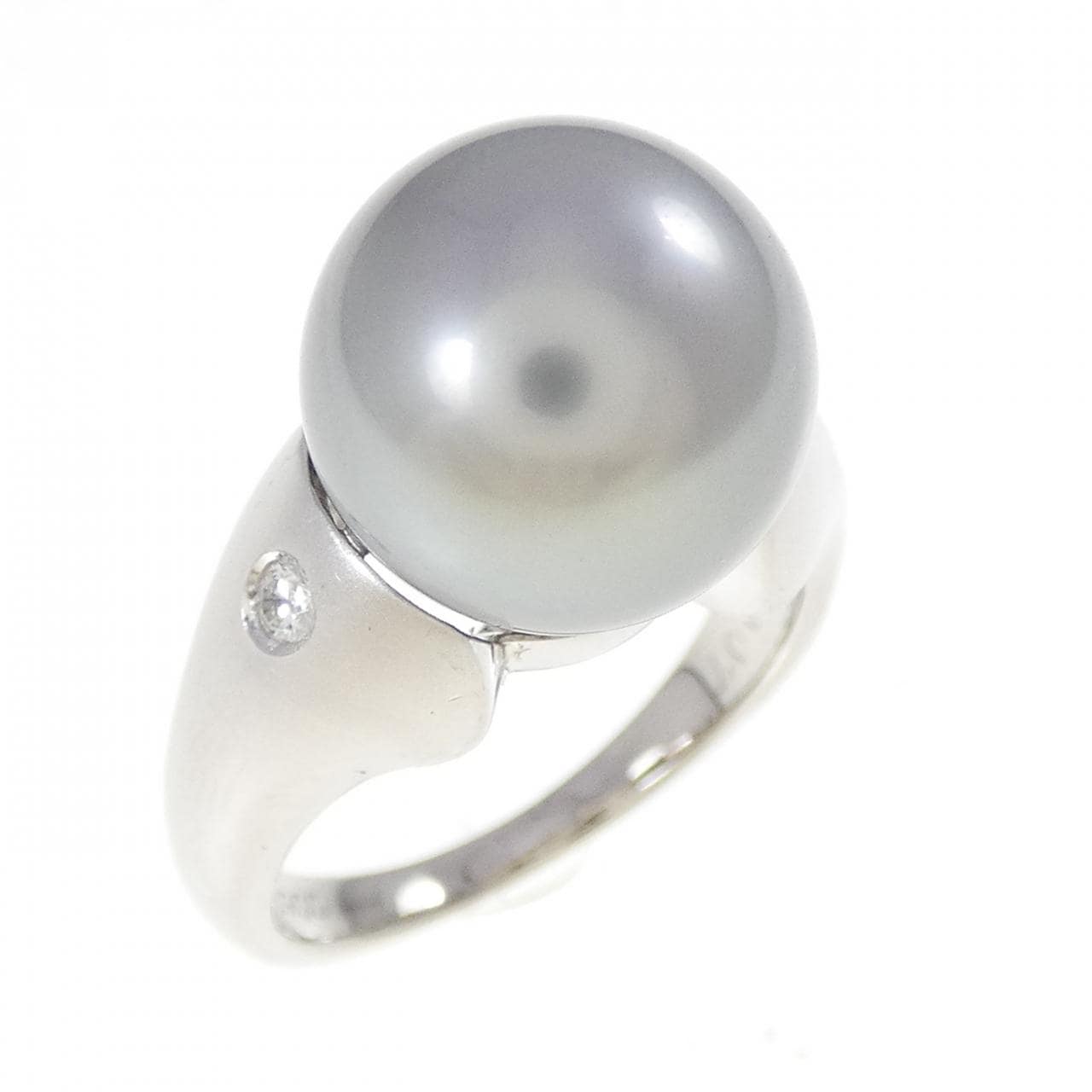 PT900 黒蝶パール リング 12mm