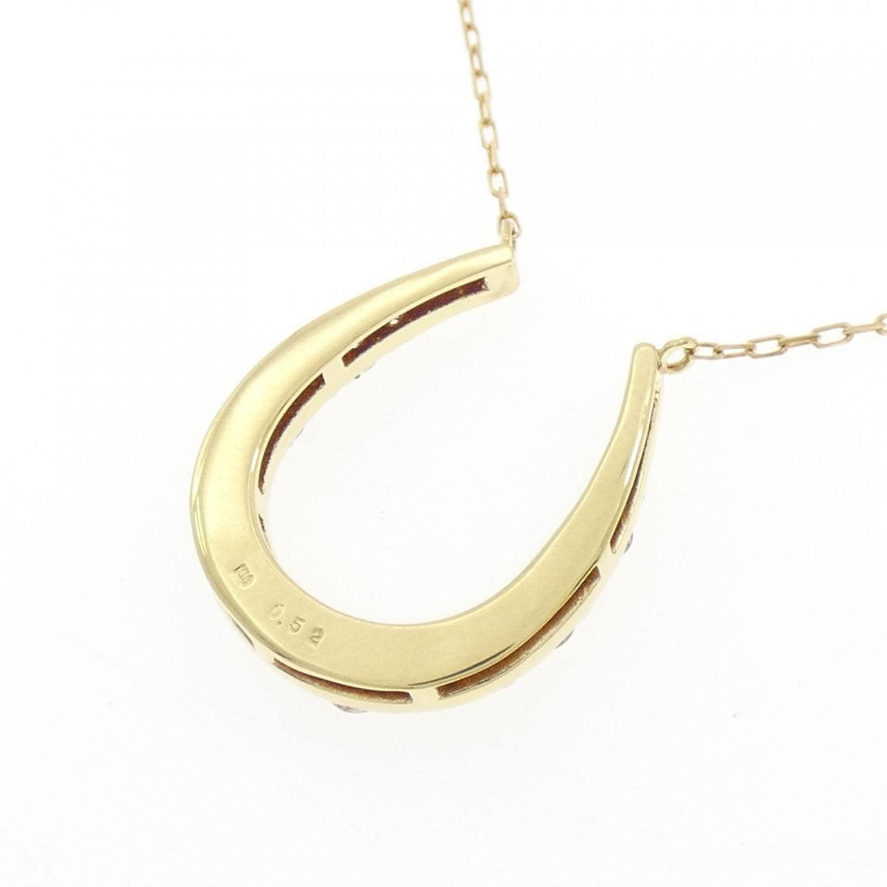 K18YG ダイヤモンド ネックレス 0.52CT