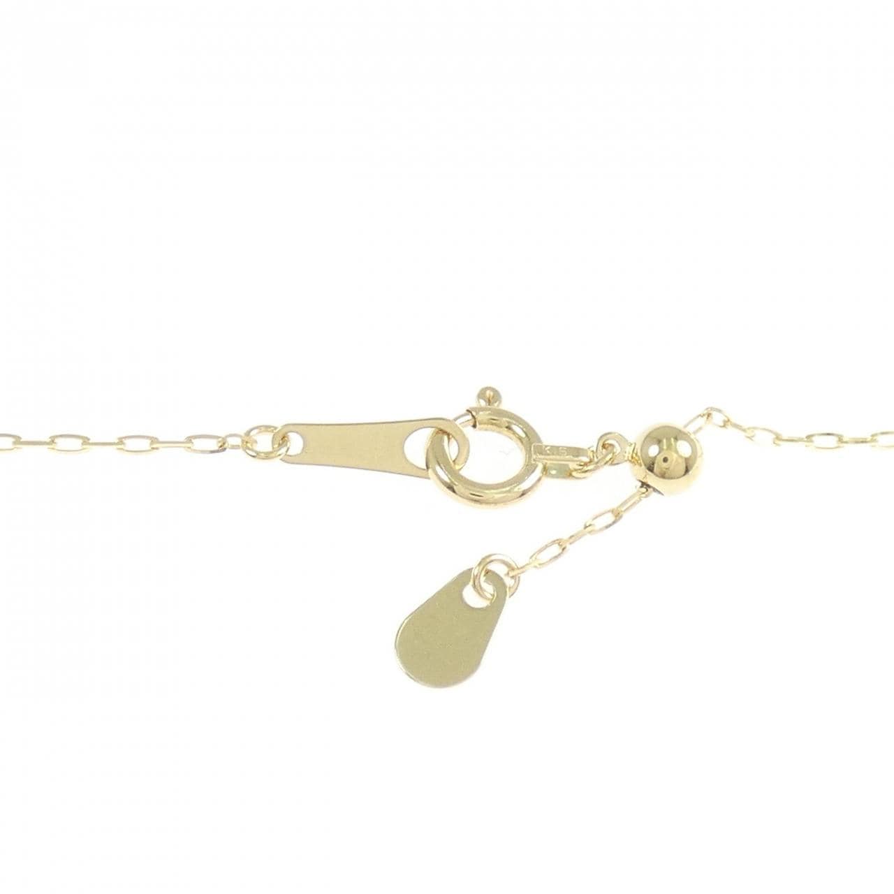 K18YG ソリティア ダイヤモンド ネックレス 0.50CT