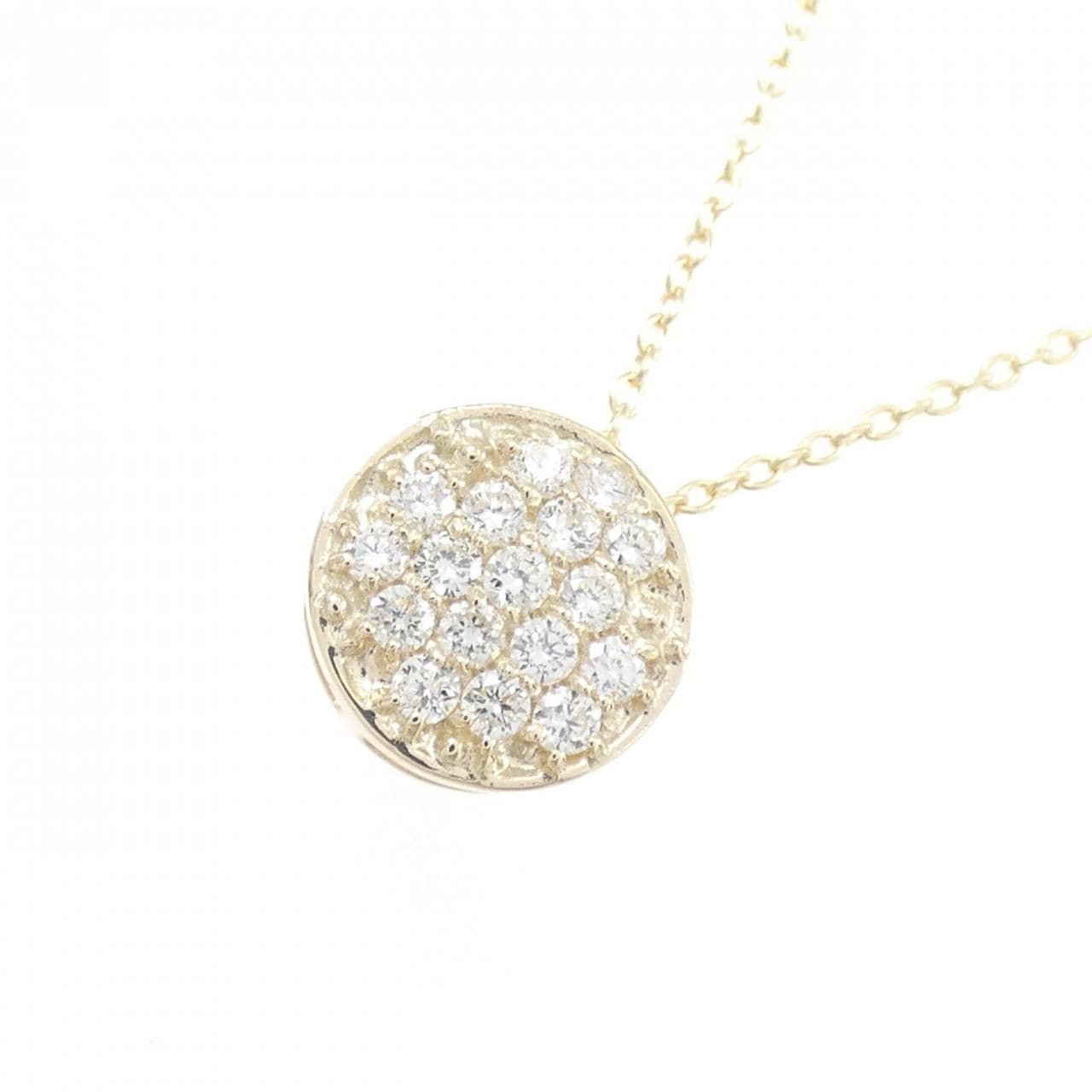 【リメイク】K10YG ダイヤモンド ネックレス 0.20CT