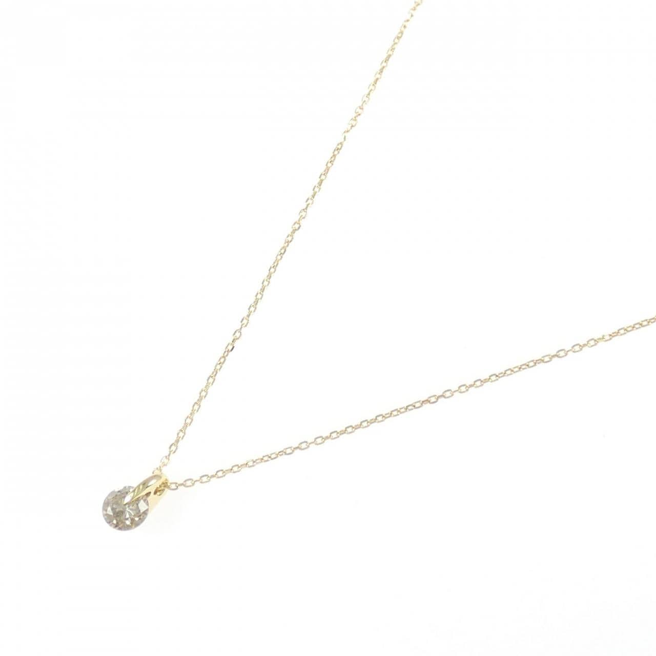 K18YG ダイヤモンド ネックレス 0.35CT