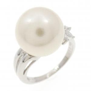 PT900 白蝶パール リング 11.6mm