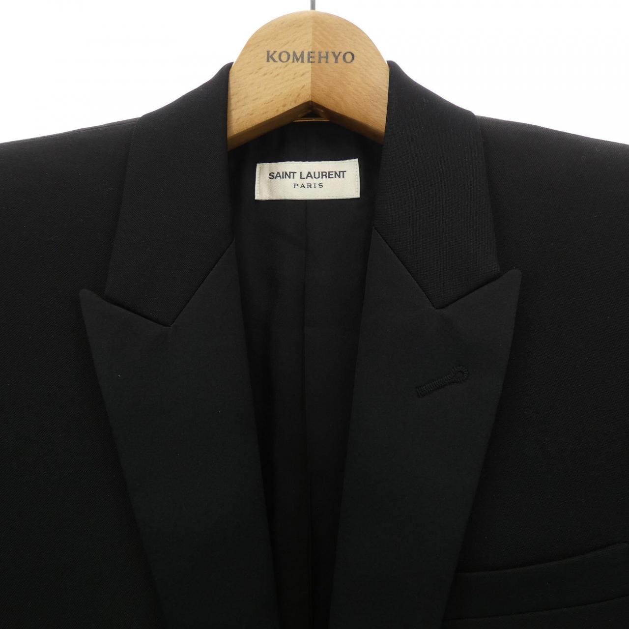 サンローラン SAINT LAURENT アイコニック スモーキング シングルブレステッド チューブジャケット 517741 Y399W ジャケット