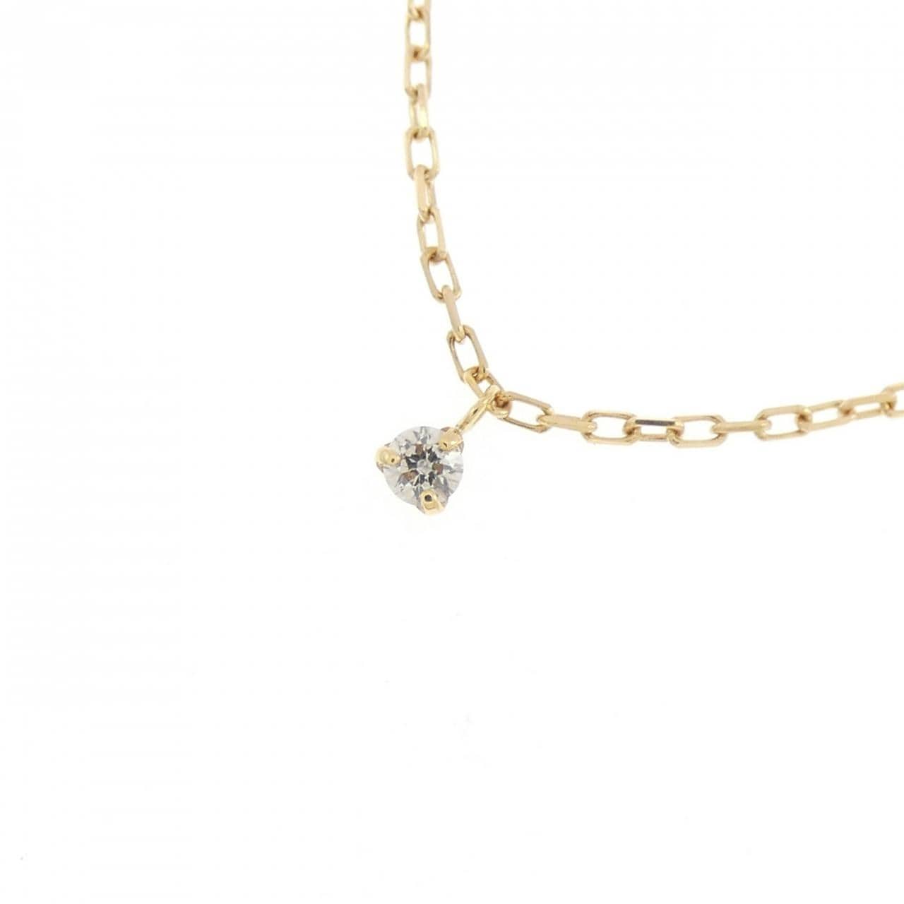 K18YG ダイヤモンド ネックレス 0.10CT