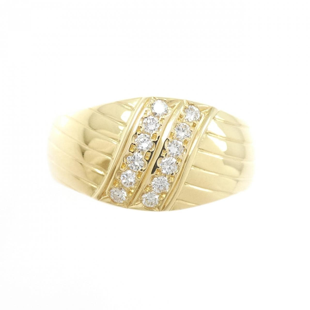 K18YG ダイヤモンド リング 0.21CT