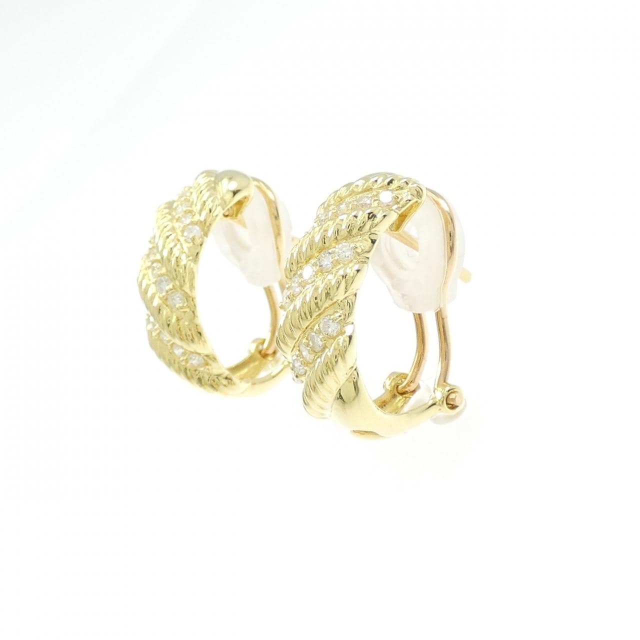 K18YG ダイヤモンド ピアス/イヤリング 0.30CT