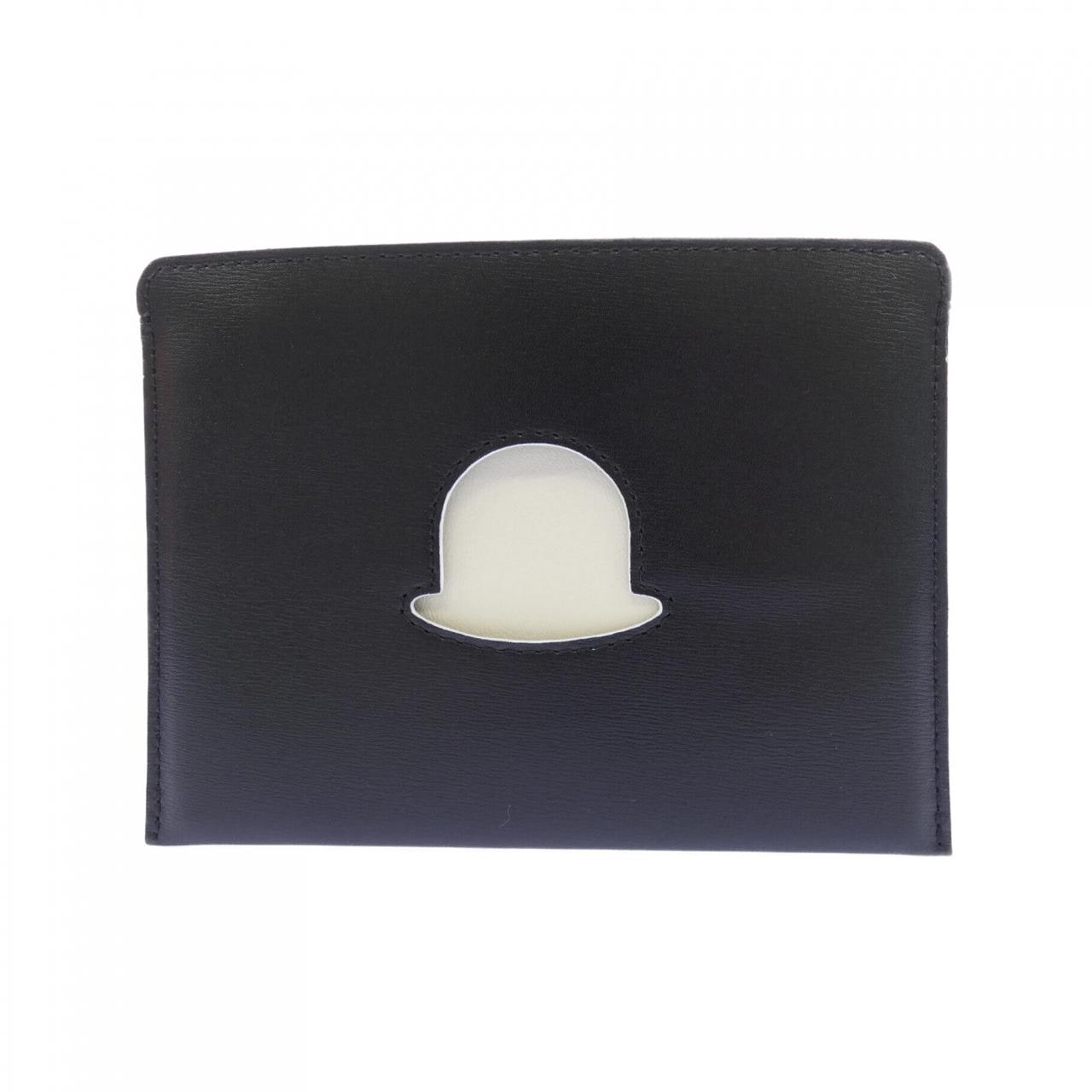 デルボー DELVAUX BOWLERHAT TROMPEL'OEIL CARD CASE