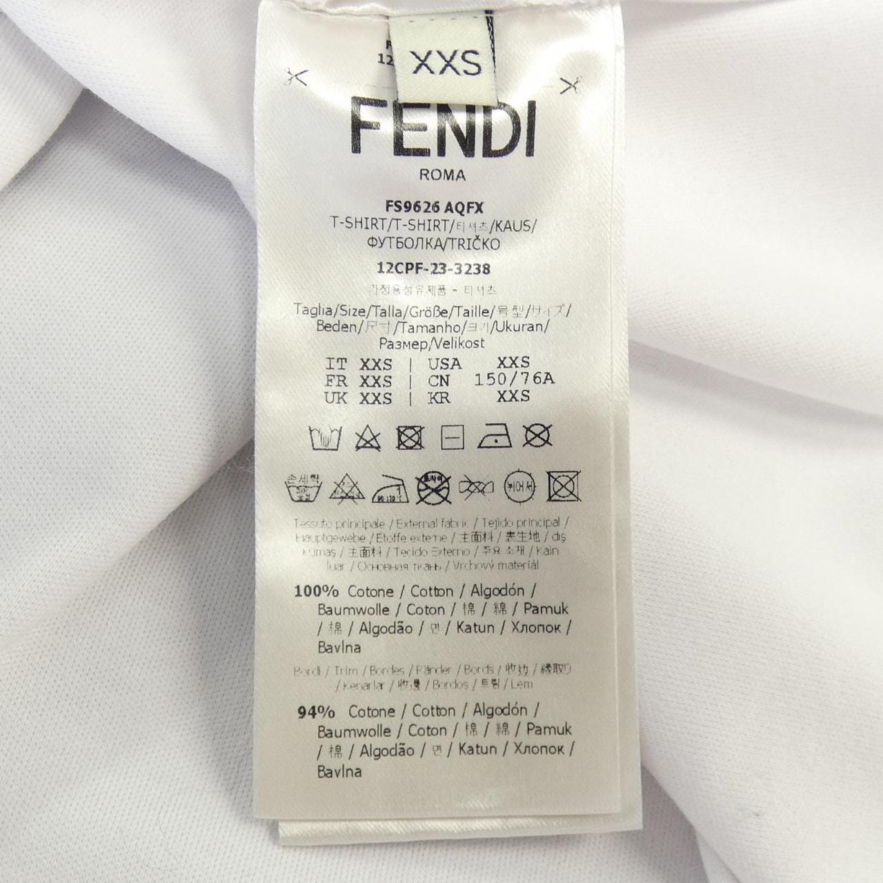 フェンディ FENDI FS9626 AQFX Tシャツ