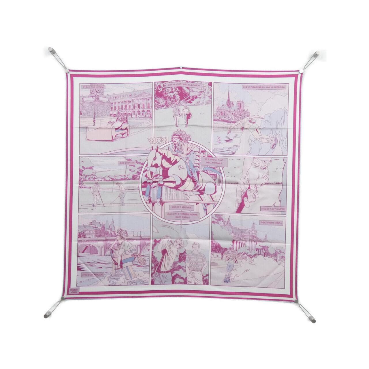 エルメス WOW カレ ダブル フェイス 903463S スカーフ