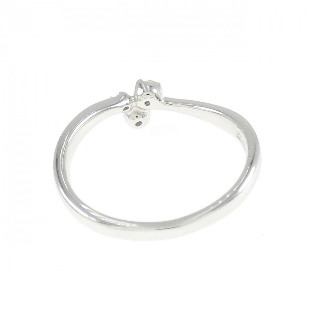 K18WG ダイヤモンド リング 0.11CT