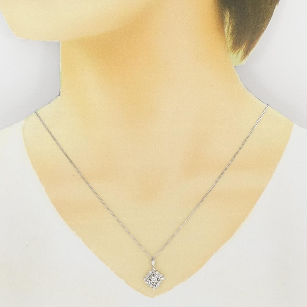 PT850 ダイヤモンド ネックレス 0.10CT