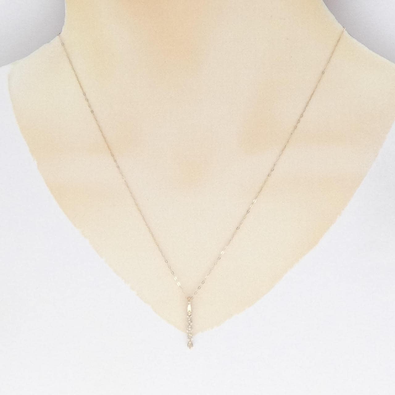 K18PG ダイヤモンド ネックレス 0.30CT