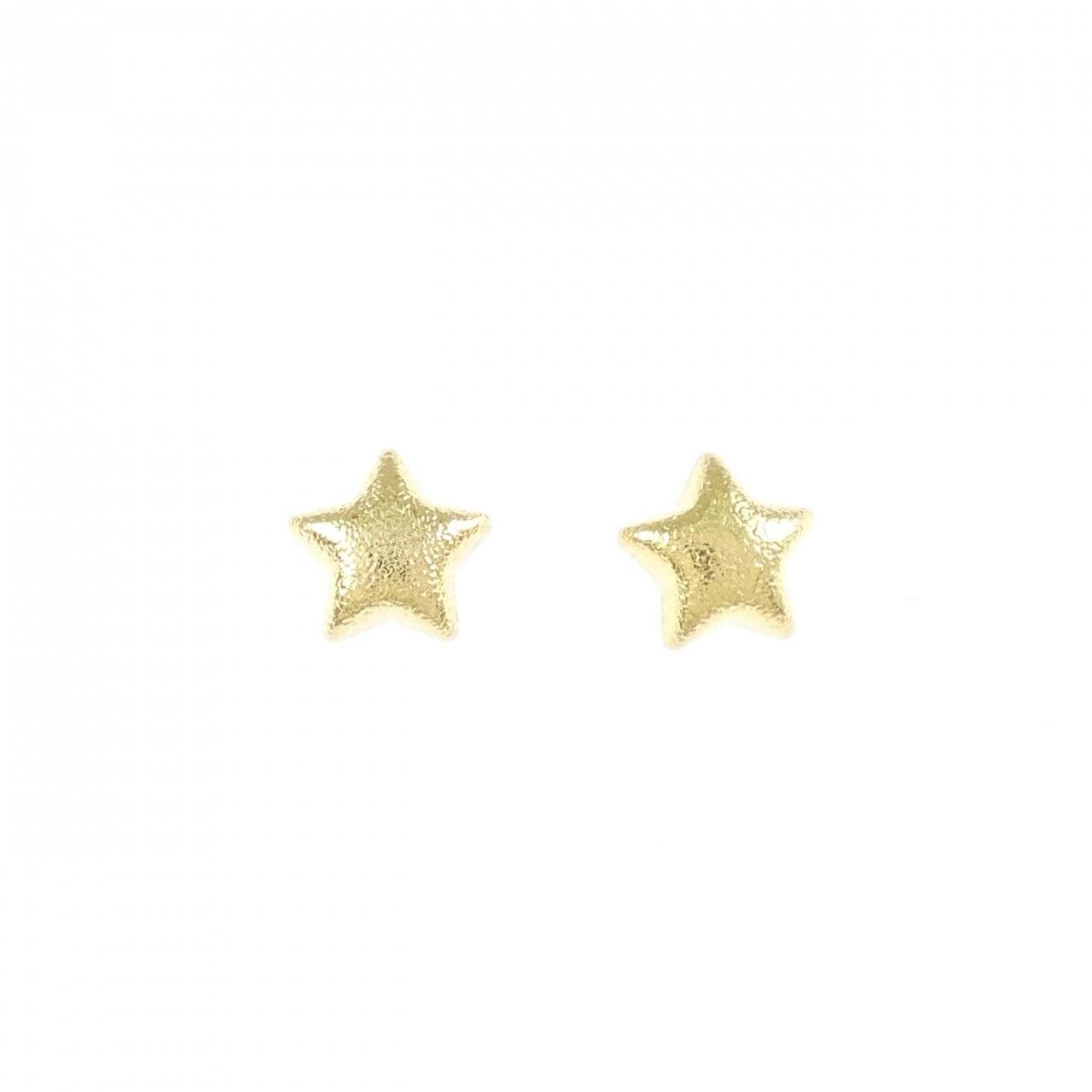 K18YG スター ピアス