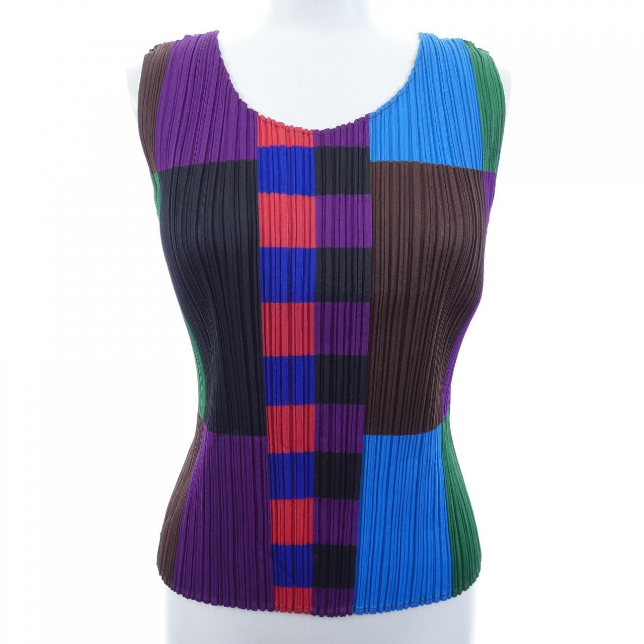 【ヴィンテージ】プリーツプリーズ PLEATS PLEASE 2001 マルチカラー PP14-JK353 トップス