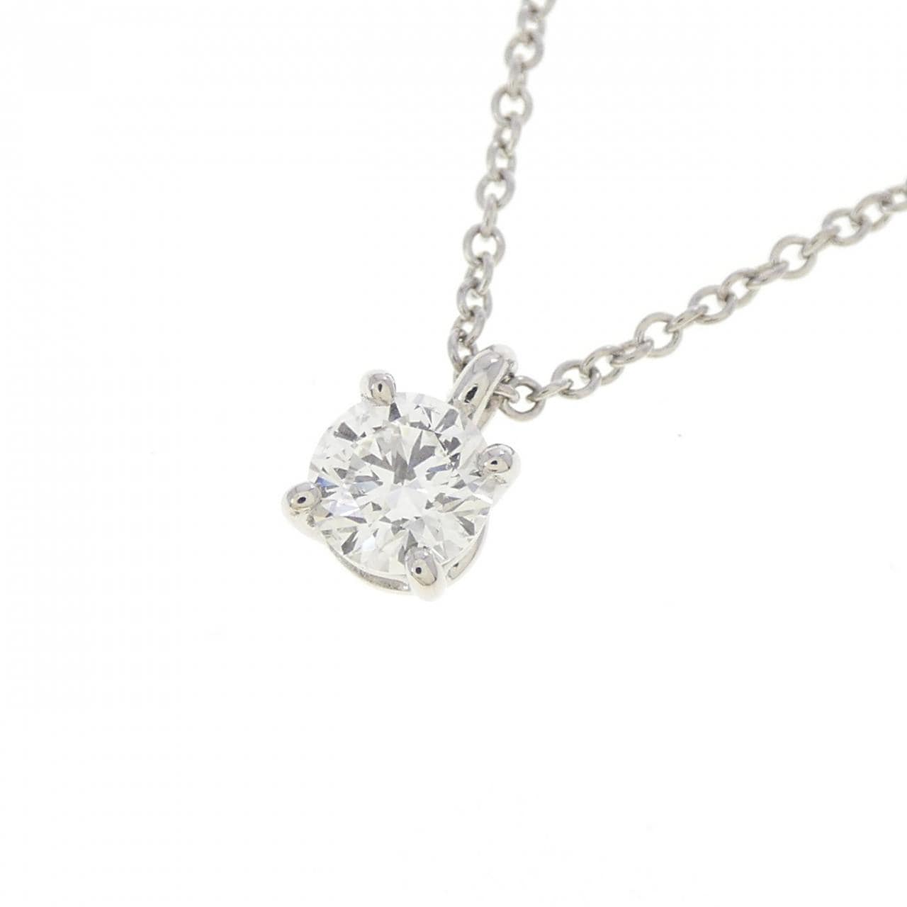 ティファニー ソリティア ネックレス 0.27CT F VS1 3EXT