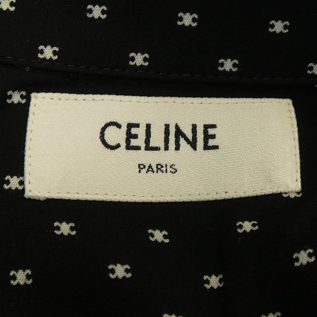 セリーヌ CELINE トリオンフ TRIOMPHE ハワイアンシャツ 2C946313V S／Sシャツ