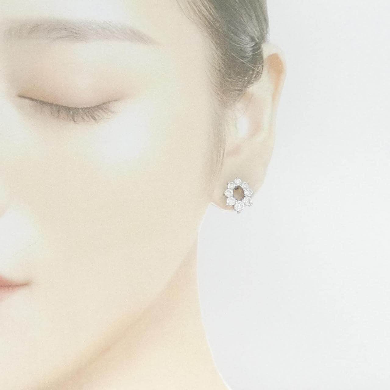 PT ダイヤモンド ピアス 2.00CT