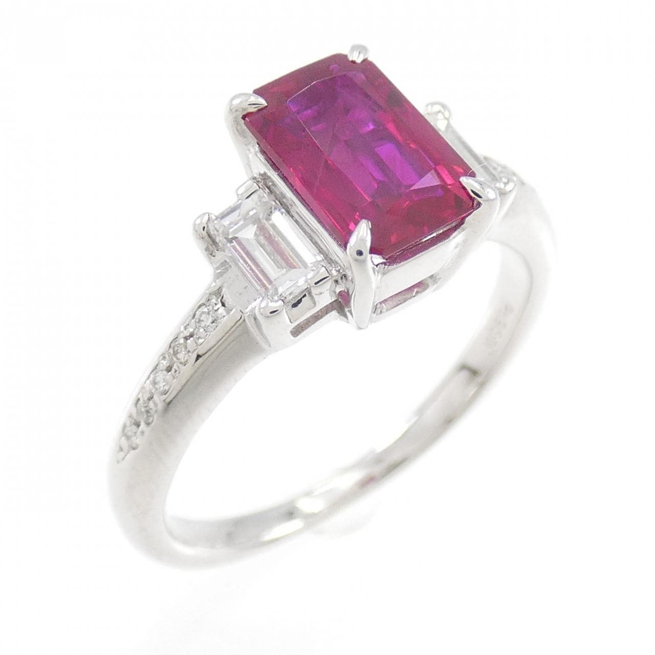 PT900 ルビー リング 1.52CT ビルマ産