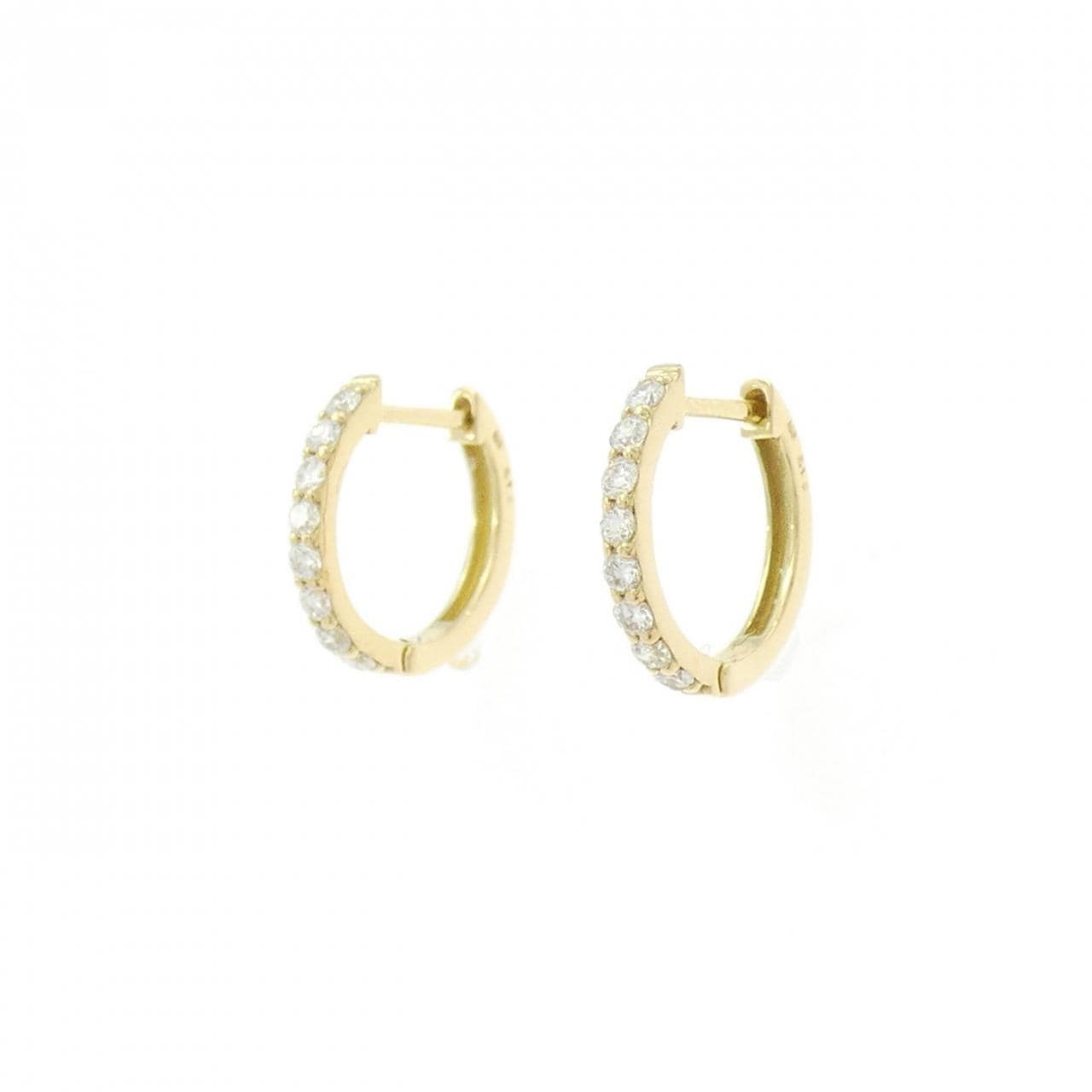 【リメイク】K18YG ダイヤモンド ピアス 0.20CT