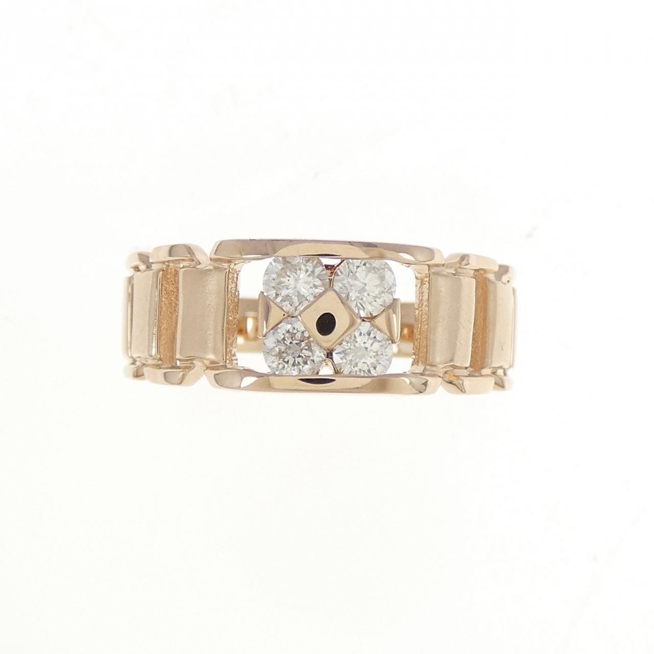 K18PG ダイヤモンド リング 0.30CT