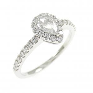 PT900 ダイヤモンド リング 0.211CT E VS1 ファンシーカット