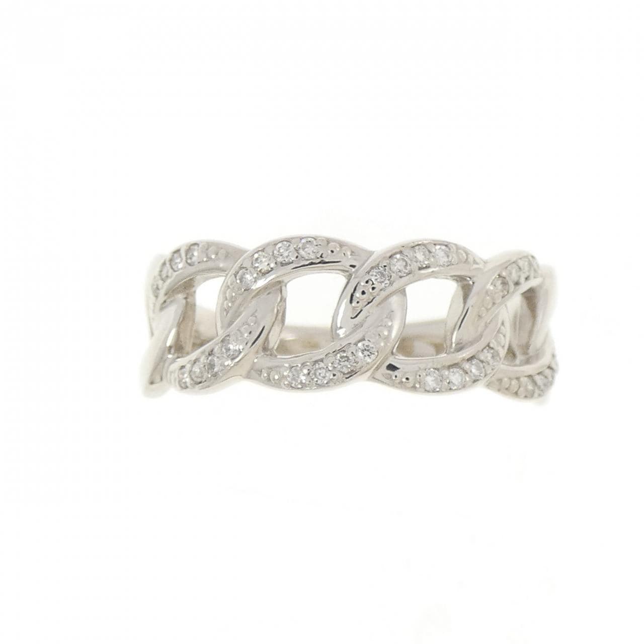 PT950 ダイヤモンド リング 0.10CT