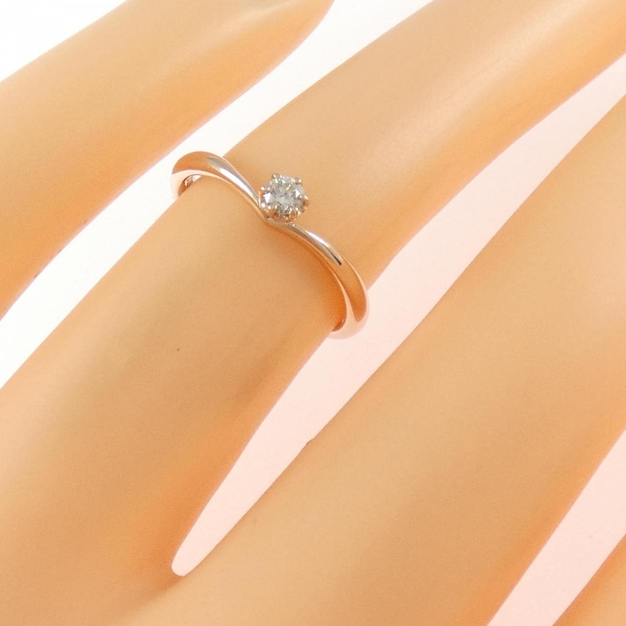 K10PG ダイヤモンド リング 0.06CT