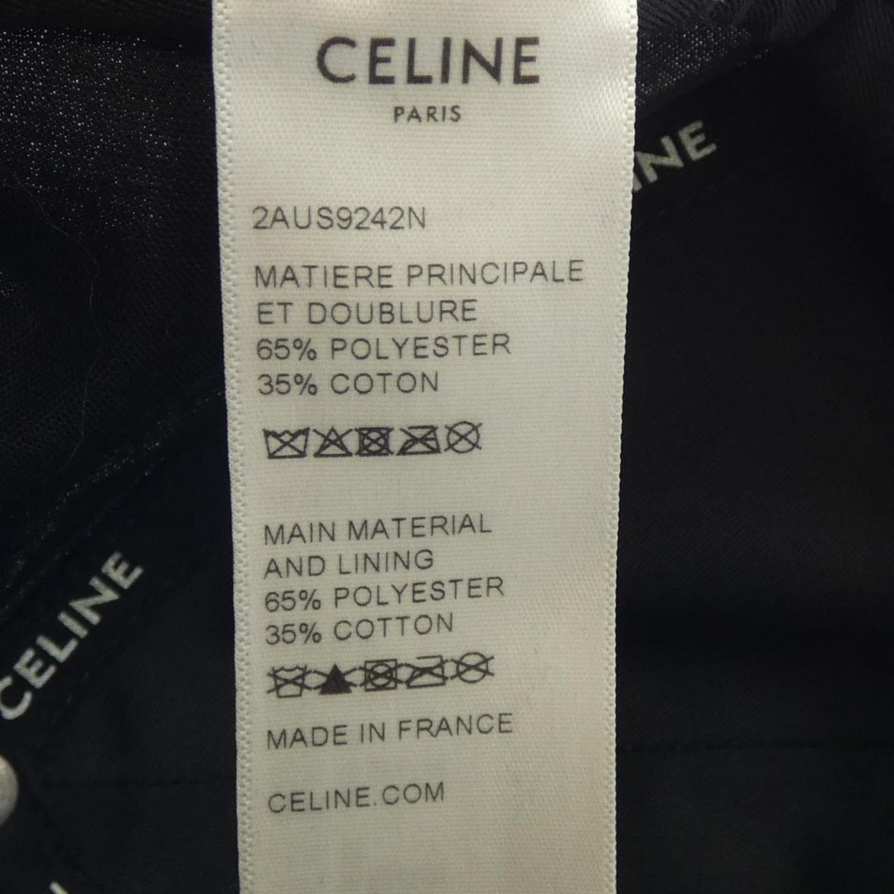 セリーヌ CELINE CELINE ベースボールキャップ 2AUS9242N キャップ