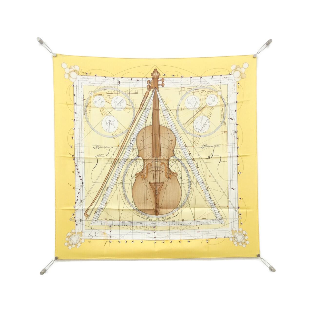 エルメス LA MUSIQUE DES SPHERES カレ スカーフ