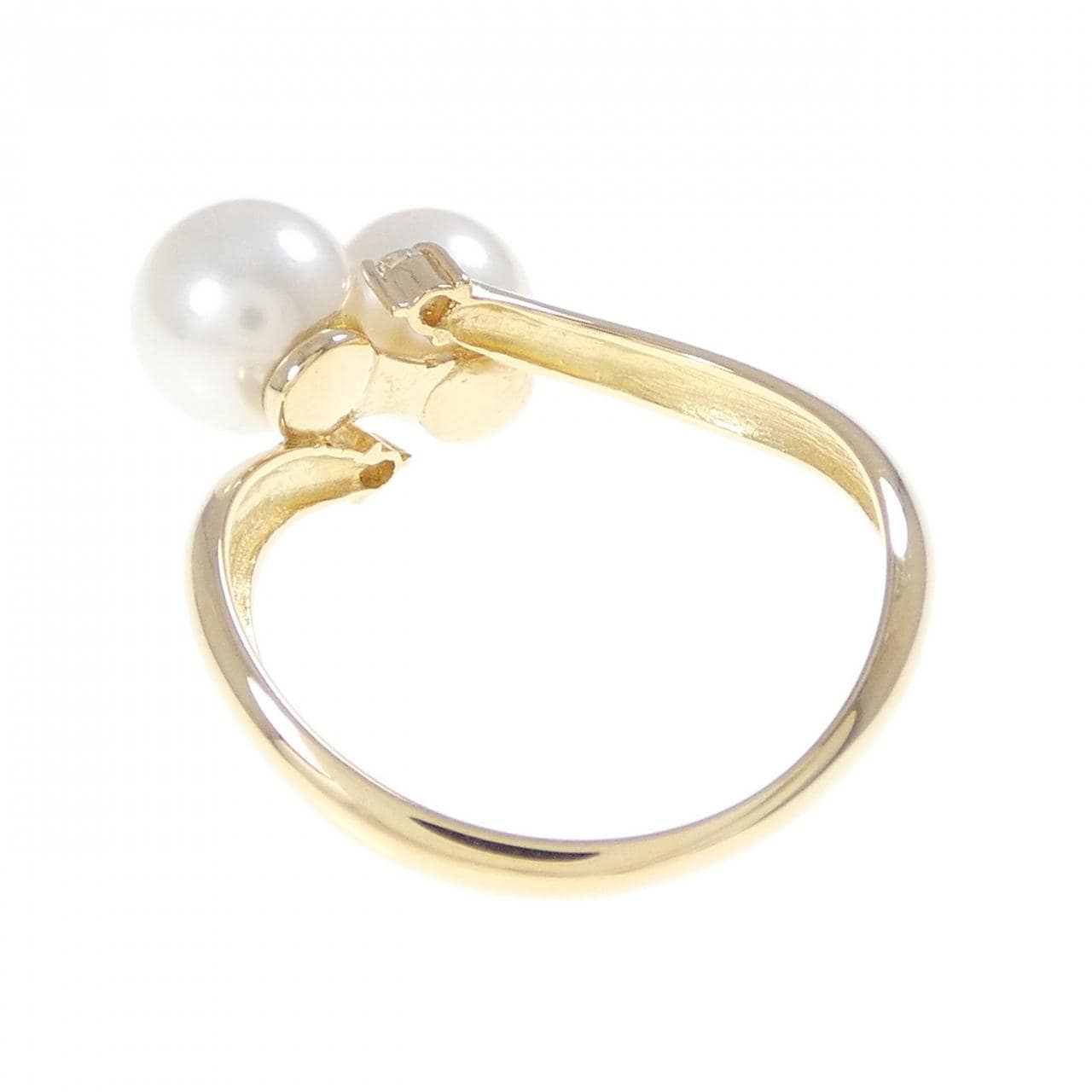 K18YG アコヤパール リング