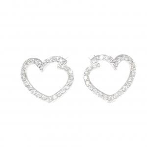 ポンテヴェキオ ハート ダイヤモンド  ピアス 0.48CT