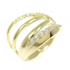 【新品】K18YG ダイヤモンド リング 0.58CT