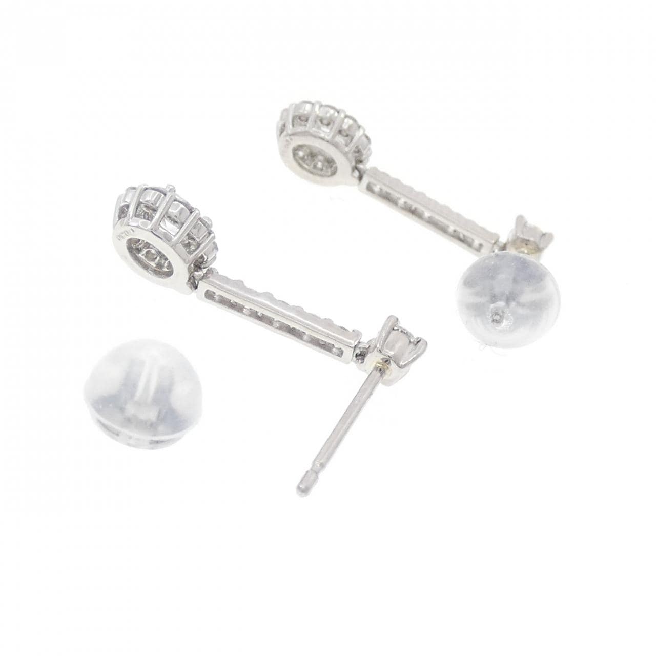 【新品】PT900 ダイヤモンド ピアス 0.60CT