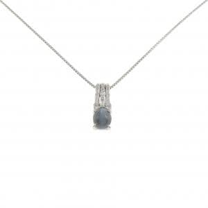 PT900/PT850 アレキサンドライトキャッツアイ ネックレス 0.94CT